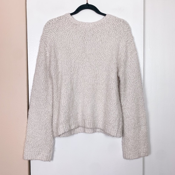 BB Dakota Oatmeal Get A Crew Eyelash Sweater - Picture 5 of 6